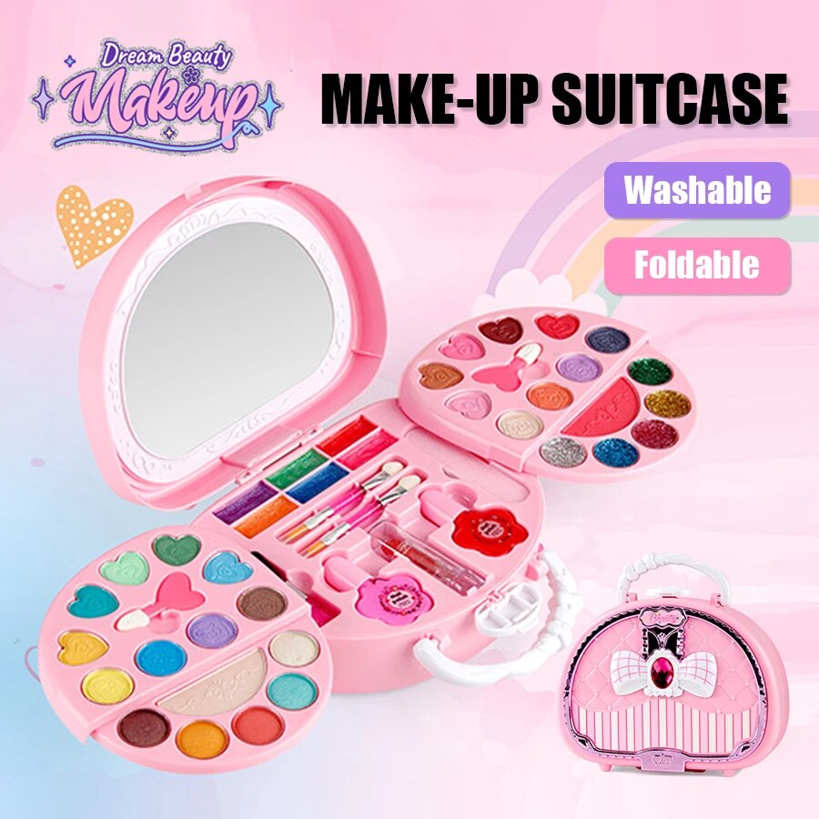Beauty Makeup For Girl - 어린이 미용 장난감 메이크업 키트 작은