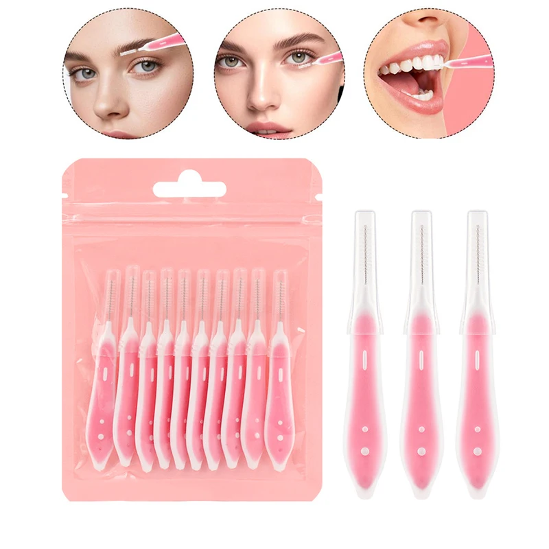 Eyelash Extension - 10개입 눈썹 브러쉬 미니 브로우 리프팅
