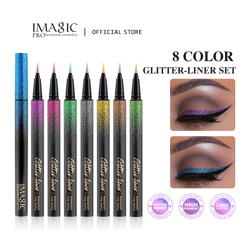 Beauty Makeup Images - IMAGIC 8 컬러 글리터 아이라이너 세트,
