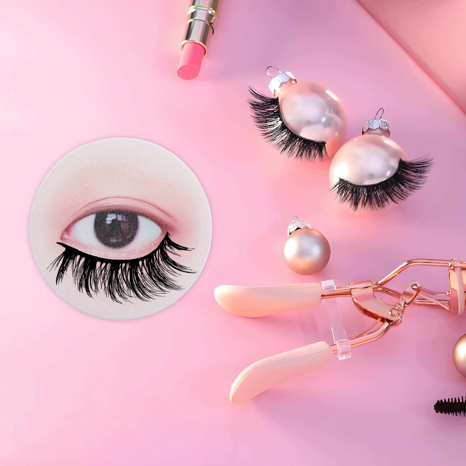 Eyelash Extension - 3개입 속눈썹 연장 연습 보드 블랙