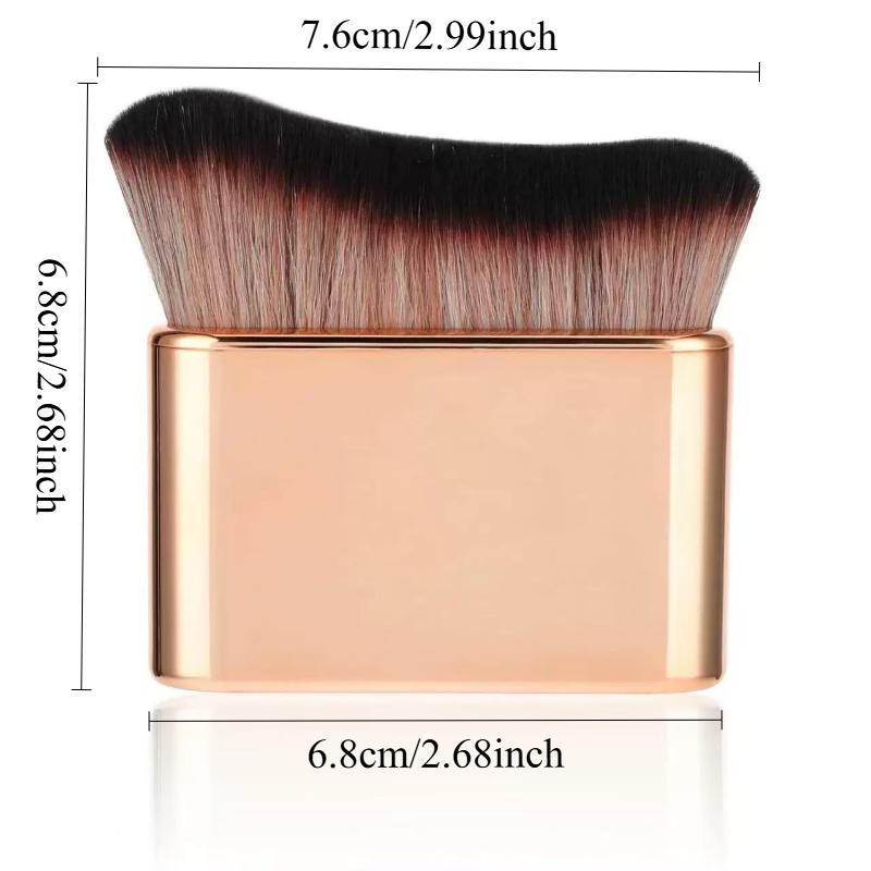 1Pc 휴대용 메이크업 브러쉬, 파운데이션 브러쉬, 곡 - Beauty Makeup Brushes 리뷰 및 가격