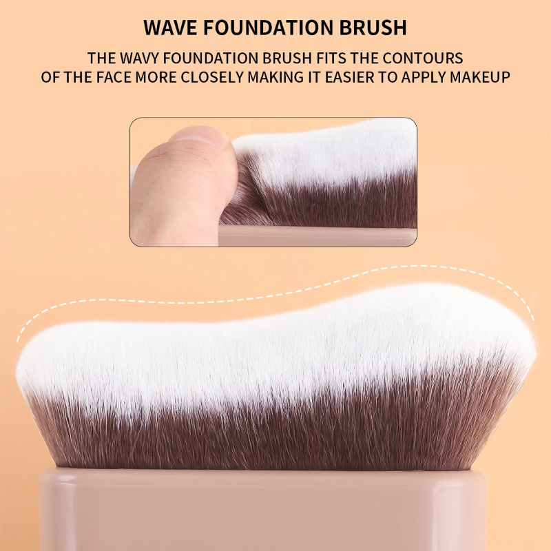 1Pc 휴대용 메이크업 브러쉬, 파운데이션 브러쉬, 곡 - Beauty Makeup Brushes 리뷰 및 가격