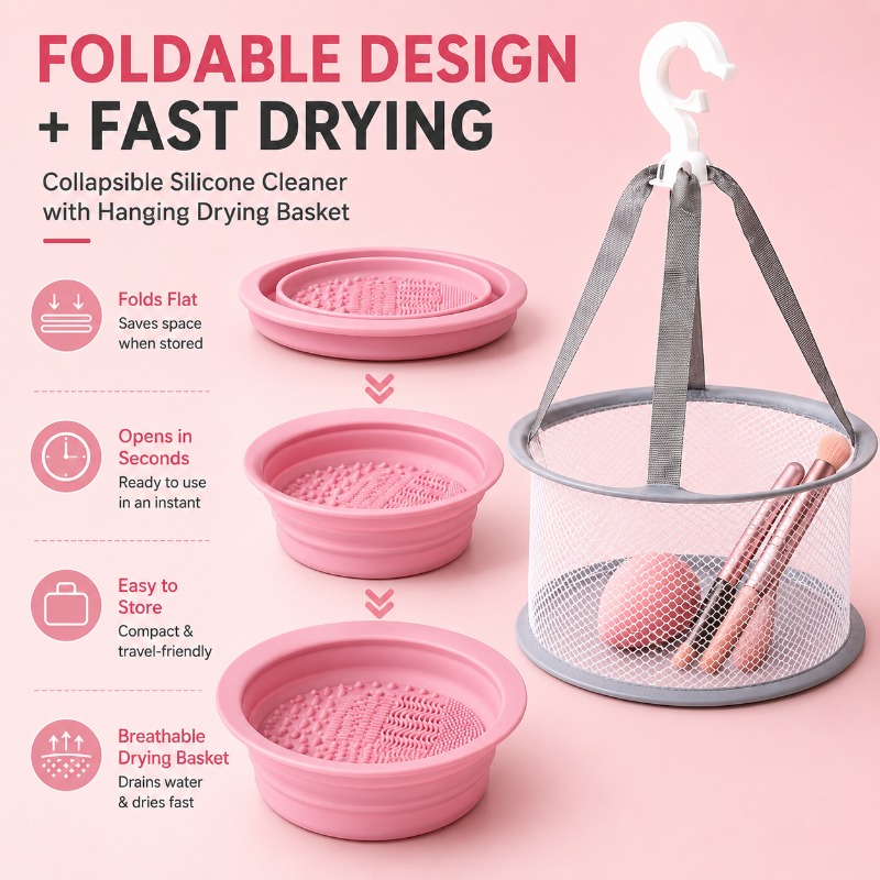 2-in-1 실리콘 메이크업 브러쉬 세척 볼(건조 바구 - Beauty Makeup Brushes 리뷰 및 가격