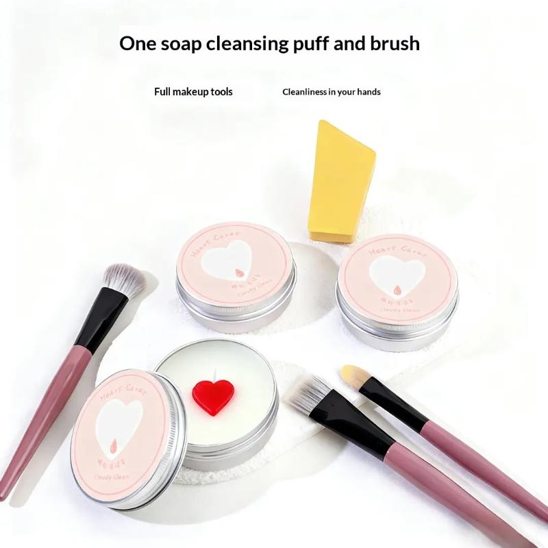 SU 귀여운 하트 모양 메이크업 브러쉬 세척 비누 10 - Beauty Makeup Brushes 리뷰 및 가격