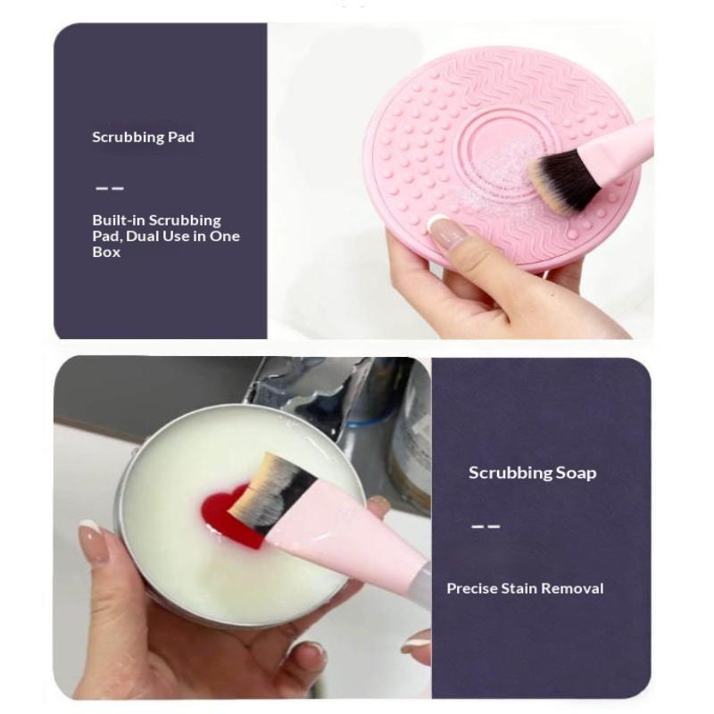 SU 귀여운 하트 모양 메이크업 브러쉬 세척 비누 10 - Beauty Makeup Brushes 리뷰 및 가격