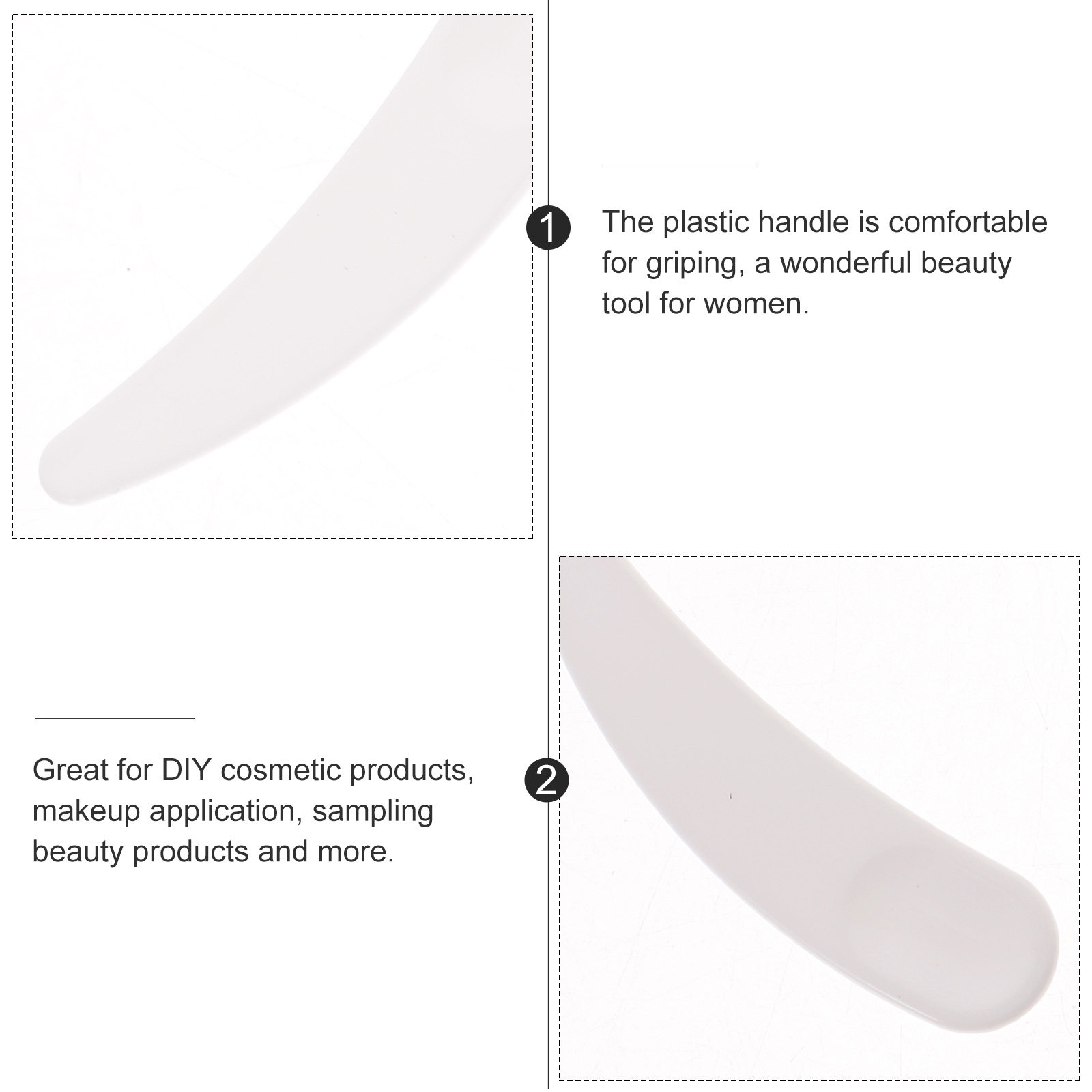 50Pcs 주걱 스푼 페이셜 스킨케어 크림 로션 샘플링 - Beauty Makeup Tool 리뷰 및 가격