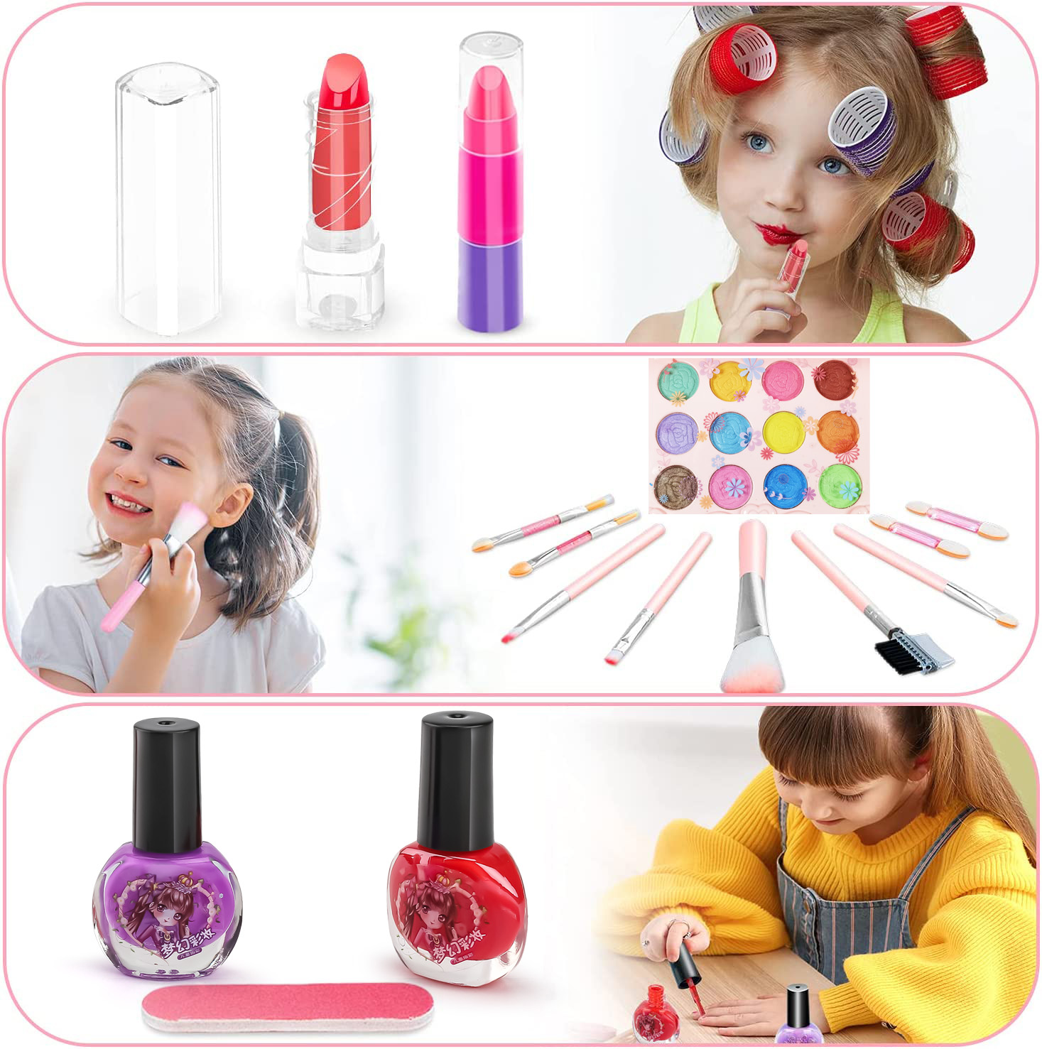 여아용 키즈 메이크업 장난감 키트, 세척 가능한 메이크 - Beauty Makeup For Girl 리뷰 및 가격