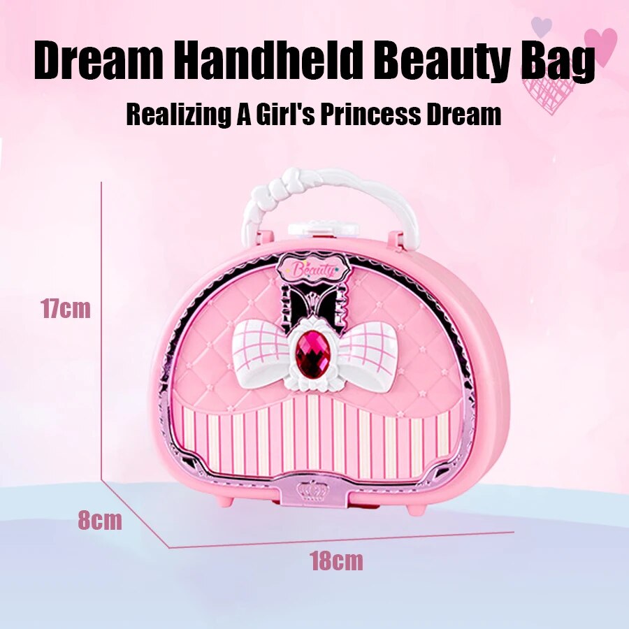 어린이 미용 장난감 메이크업 키트 작은 가방 빨 수있는 - Beauty Makeup For Girl 리뷰 및 가격