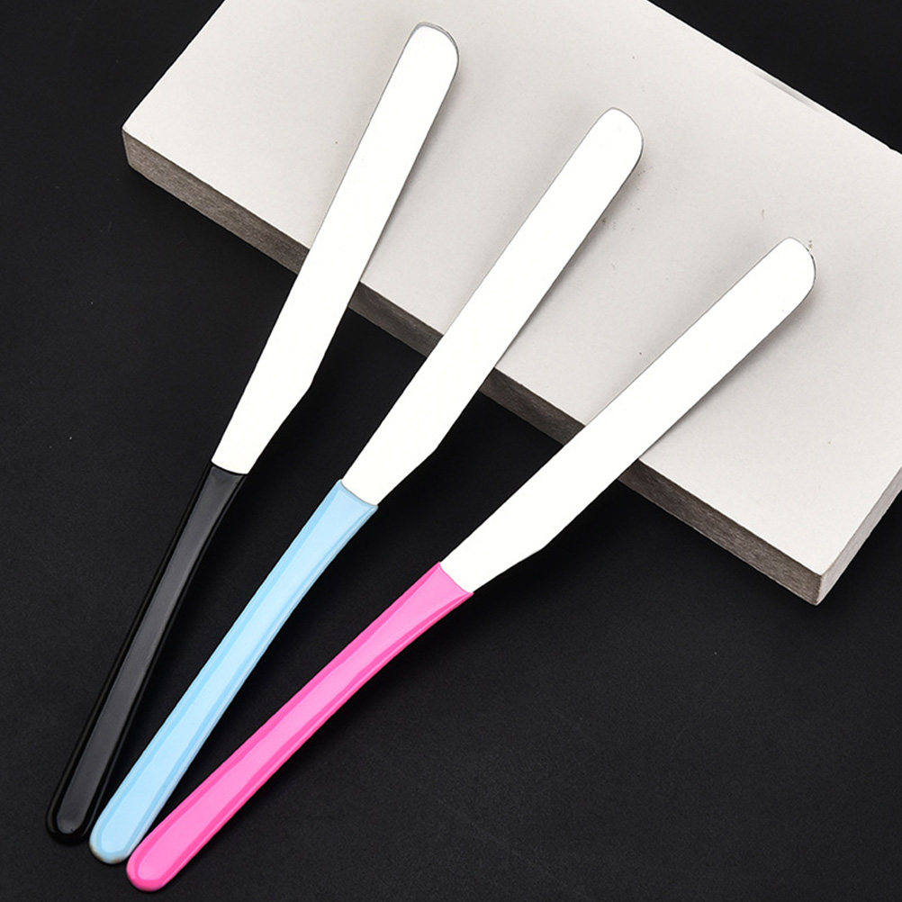스테인리스 스틸 메이크업 스패출라 금속 롱 핸들 파운데 - Beauty Makeup Tool 리뷰 및 가격