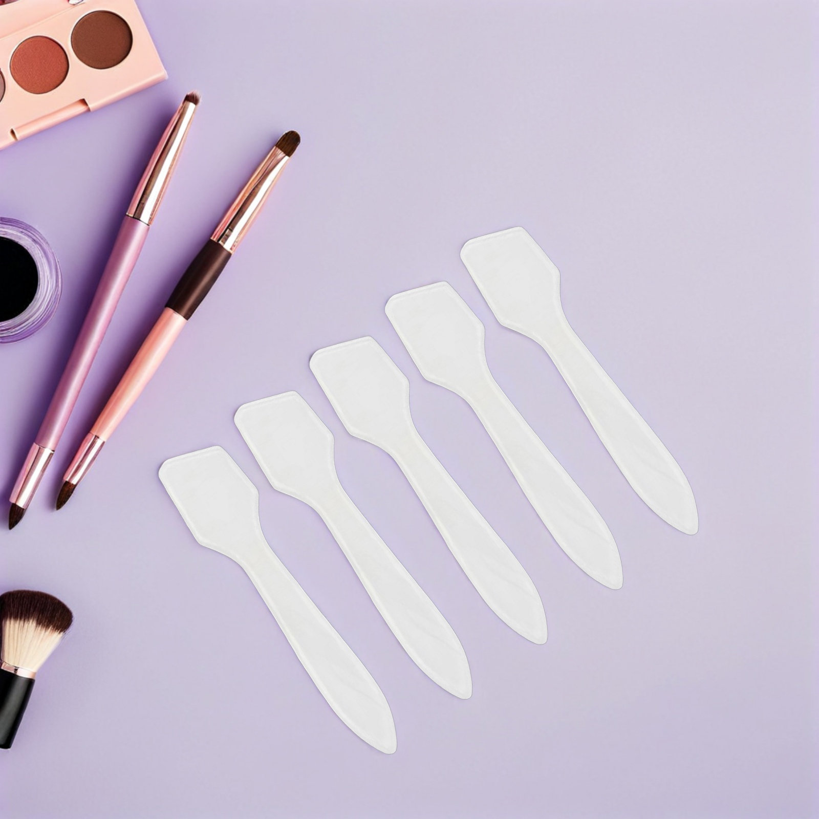 50개입 메이크업 스파튤라 플라스틱 스쿱 도구 - 페이 - Beauty Makeup Tool 리뷰 및 가격