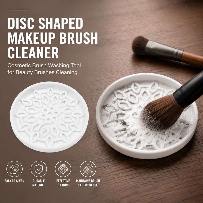 원반형 메이크업 브러시 클리너, 뷰티 브러시 세척 도구 - Beauty Makeup Brushes 리뷰 및 가격